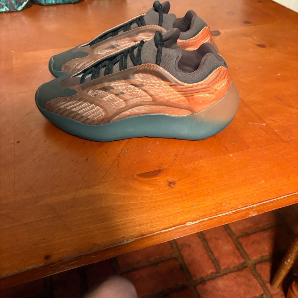 adidas Men's Sneakers in Black and Orange